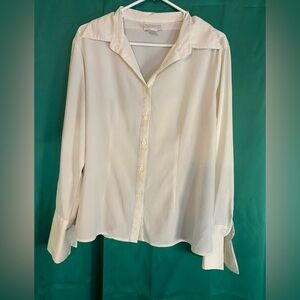Elegant White Women's Blouse